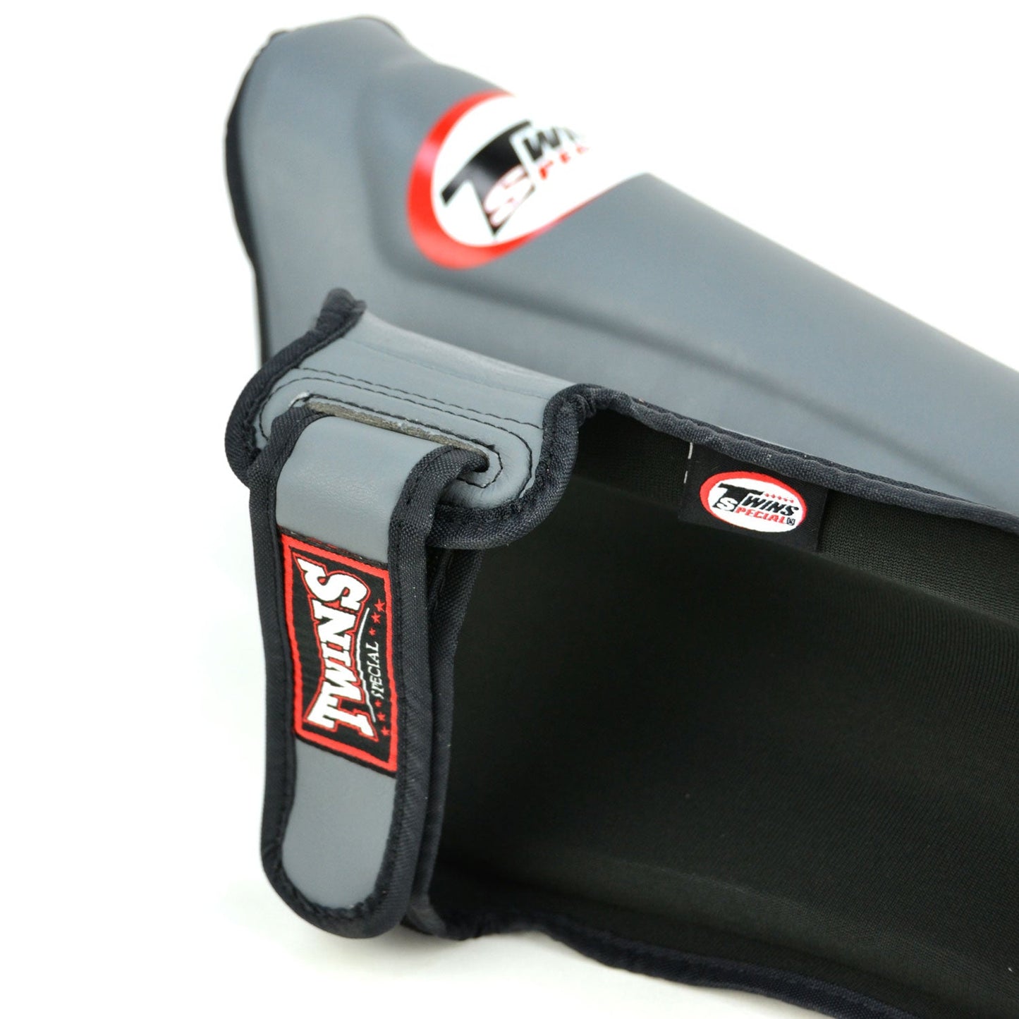 Twins Double Padded Shin Pads Grey
