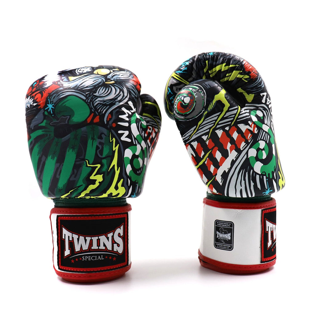 Twins Festive Boxing Gloves White/Red
