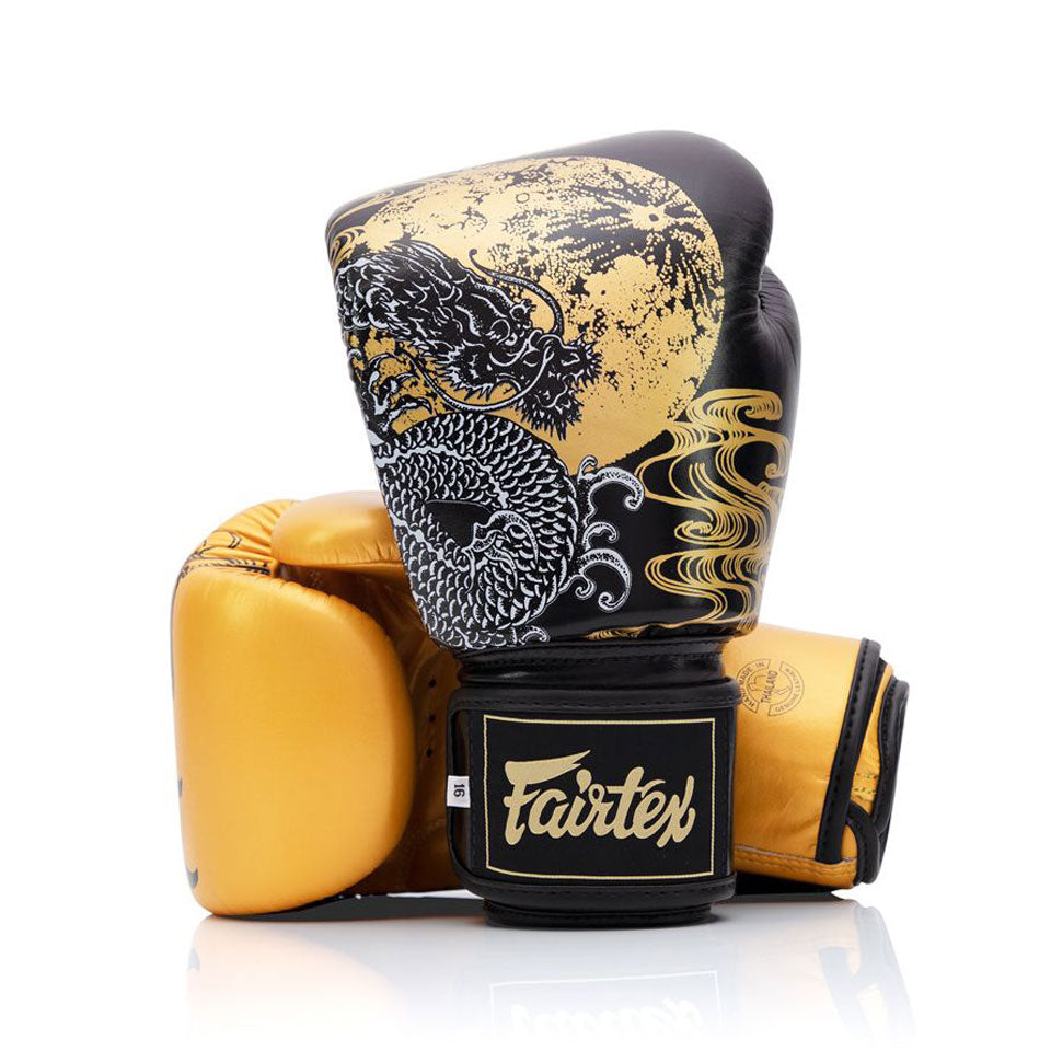 Fairtex Harmony Six Black-Gold Boxing Gloves