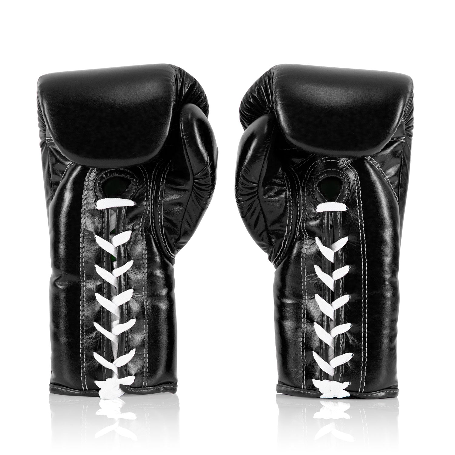 Fairtex Lace-up Boxing Gloves Black