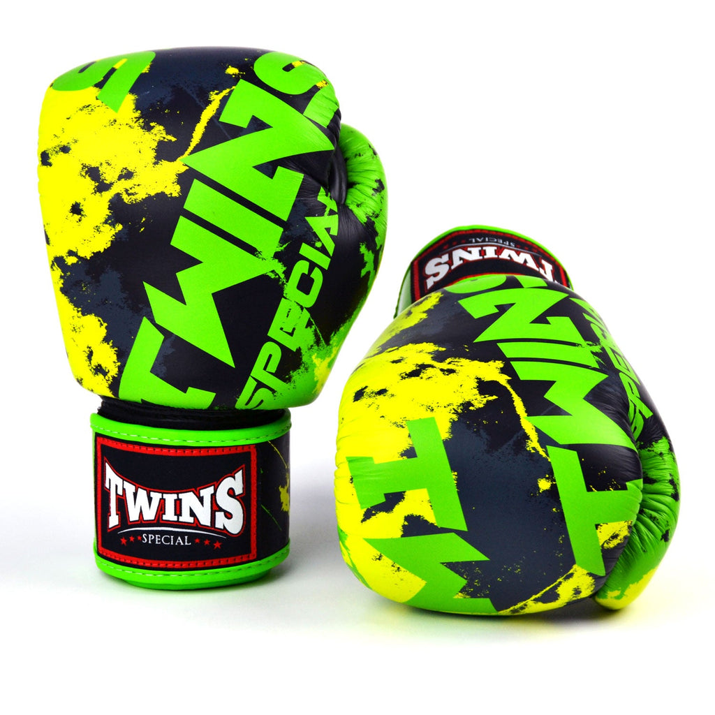 Twins Candy Boxing Gloves Black/Green