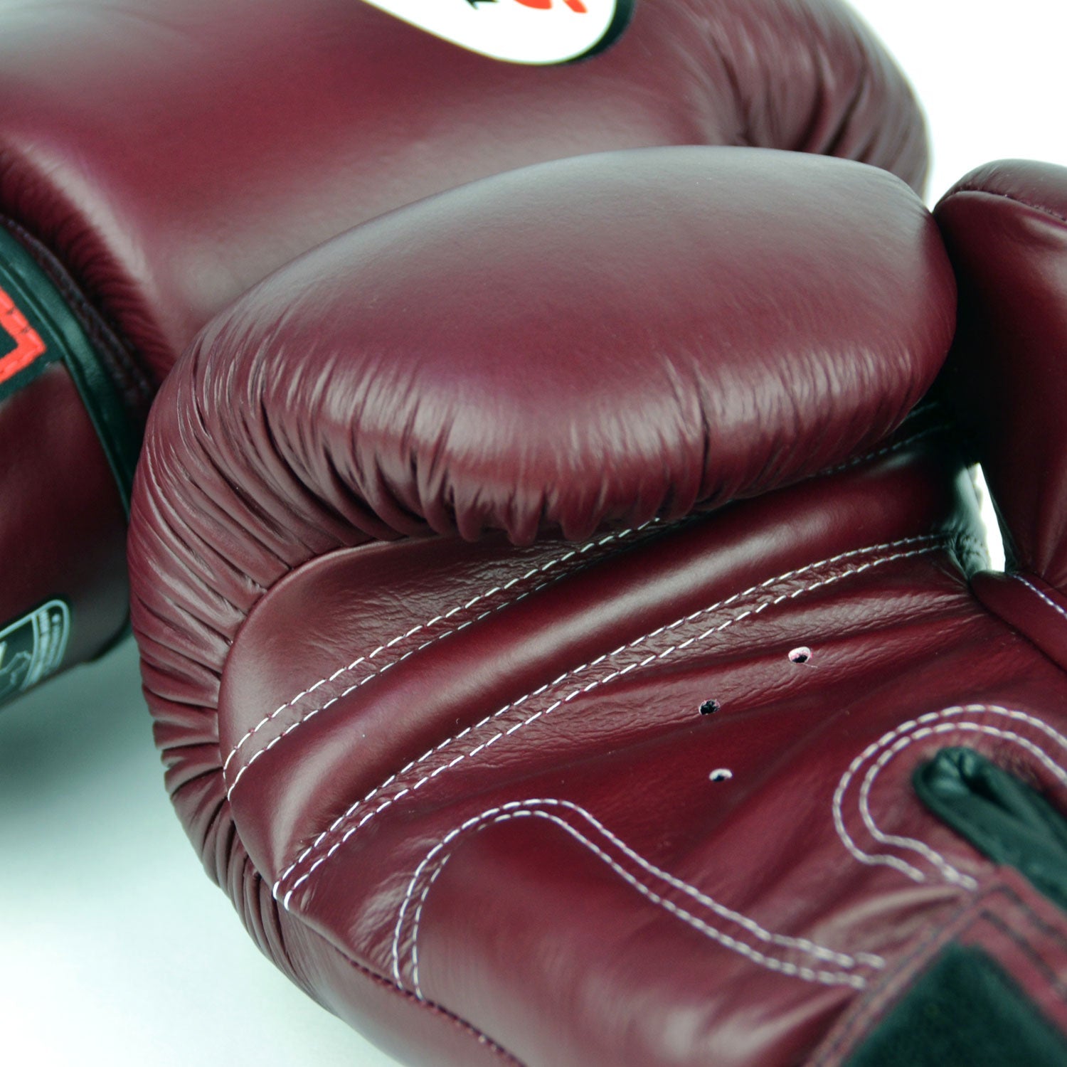 Twins Velcro Boxing Gloves Maroon