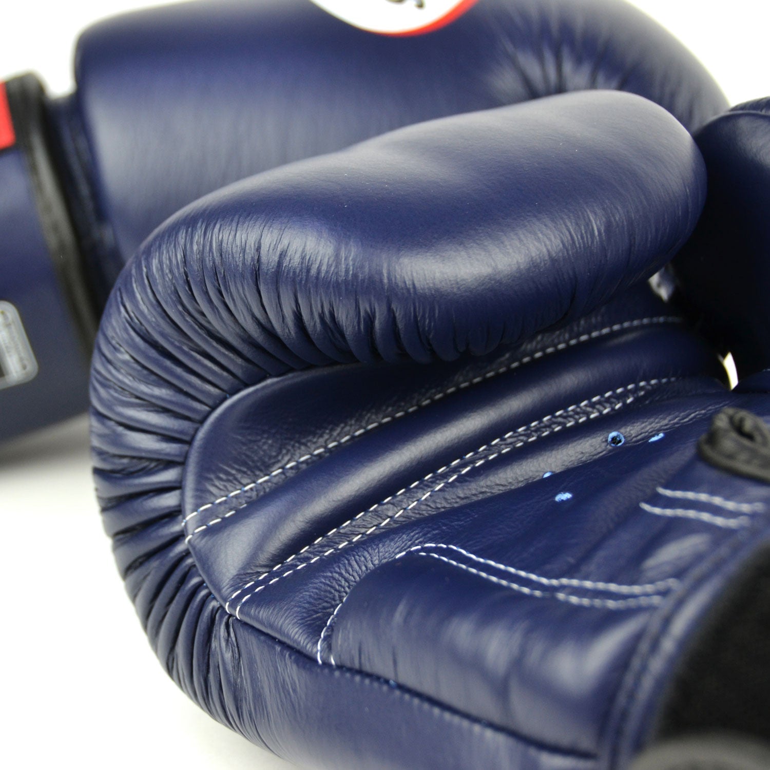 Twins Velcro Boxing Gloves Navy Blue