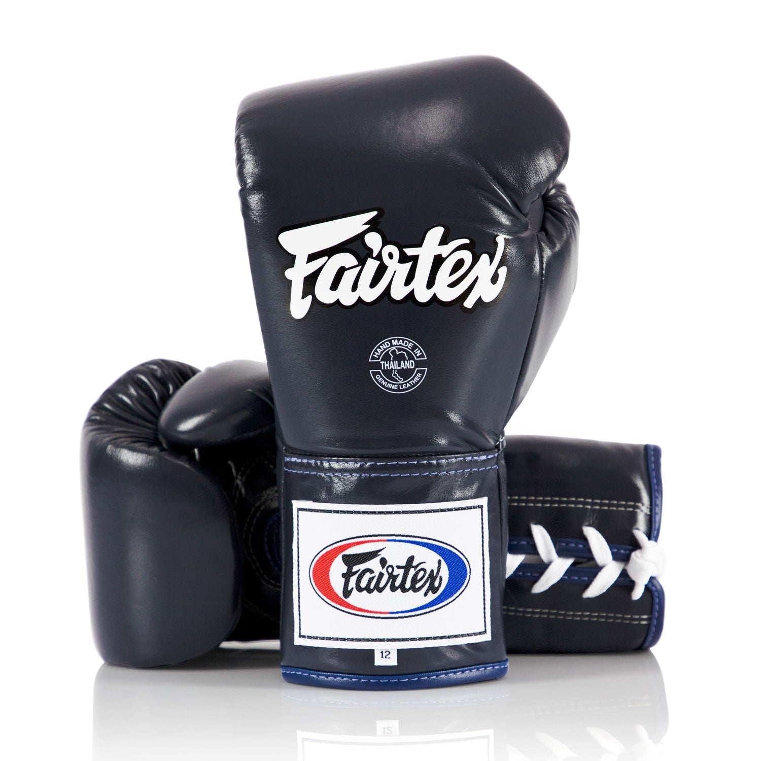 Fairtex Lace-up Boxing Gloves Blue