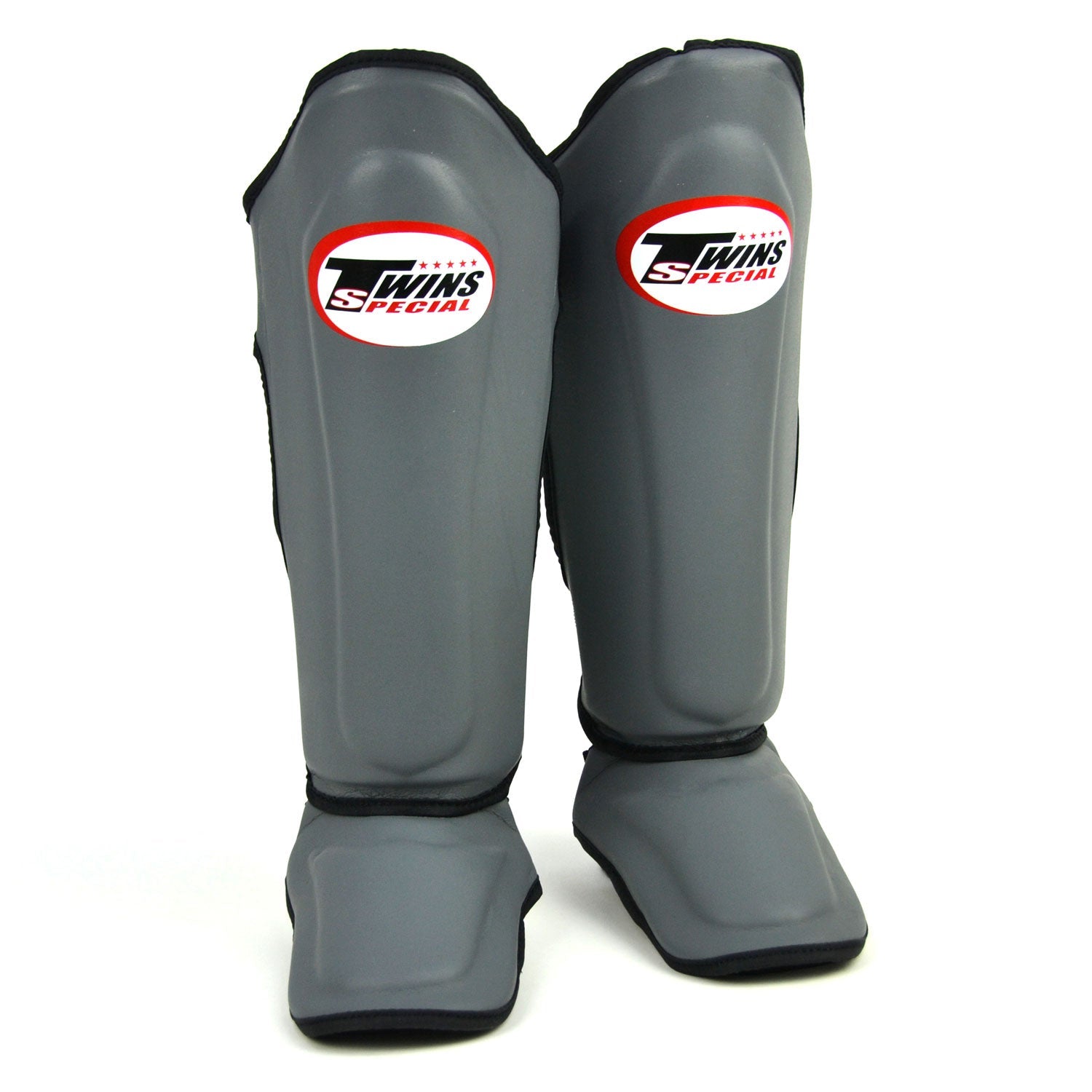 Twins Double Padded Shin Pads Grey