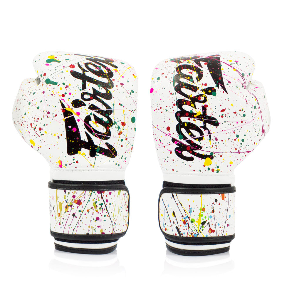 Fairtex The Painter Boxing Gloves White/Black