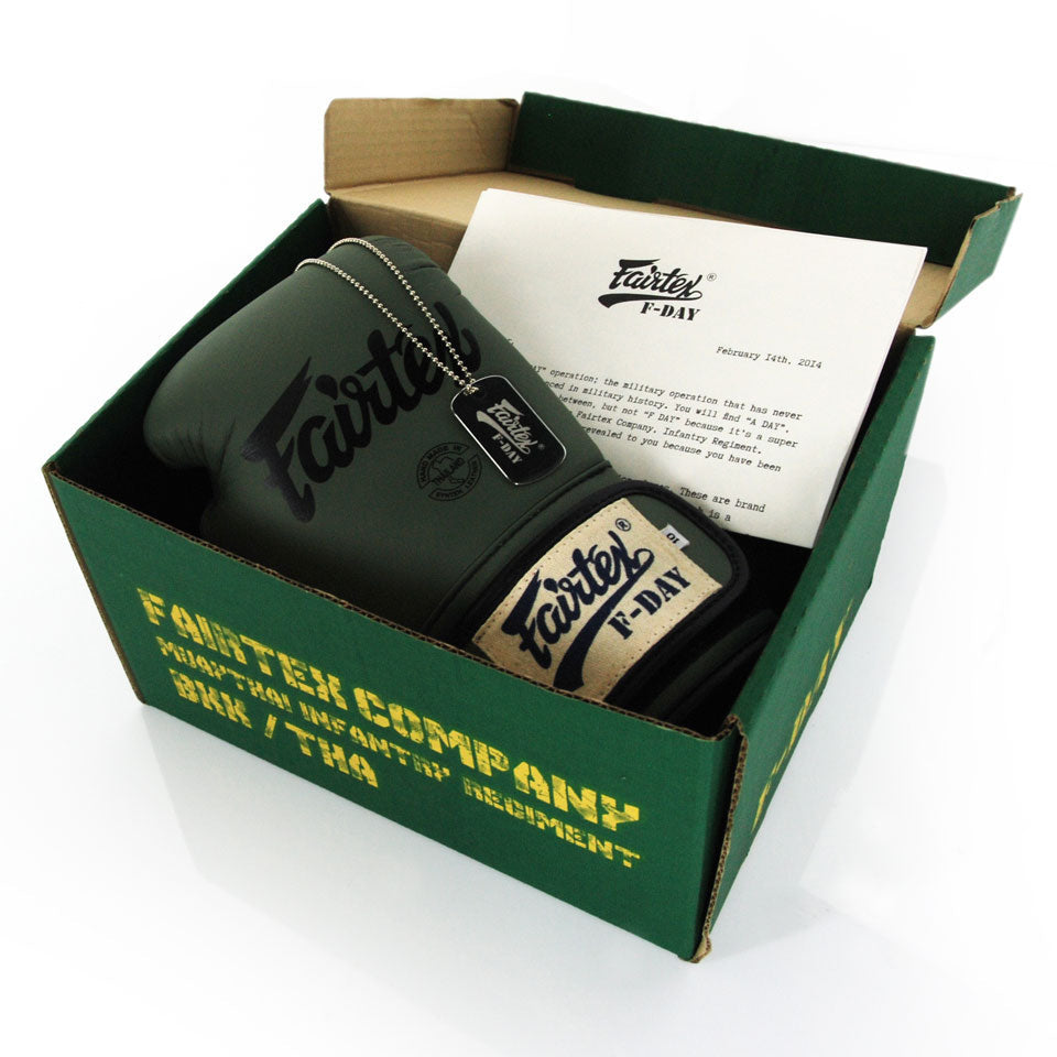 Fairtex F-Day Boxing Gloves Green