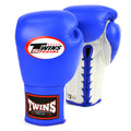 Twins Lace-up Boxing Gloves Blue/White