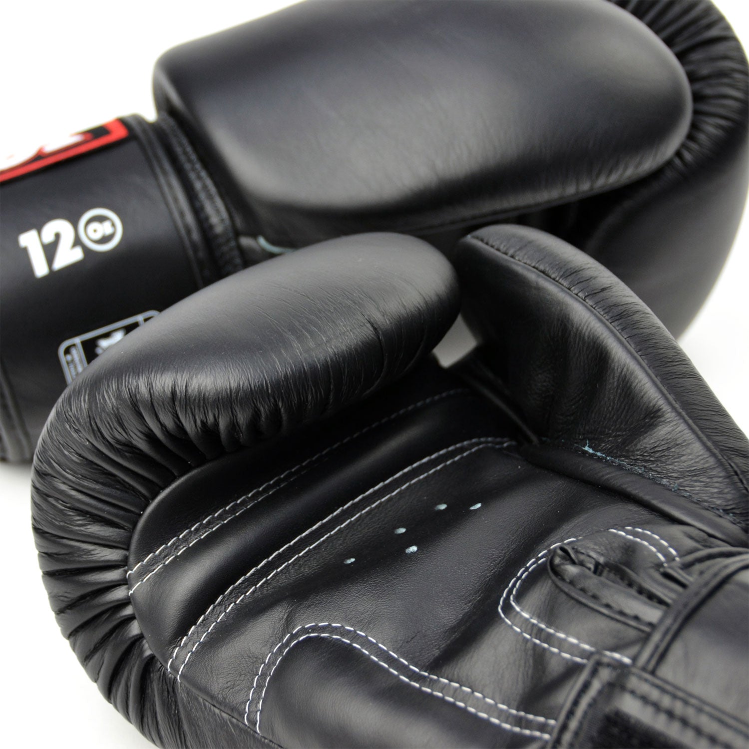 Twins Velcro Boxing Gloves Black