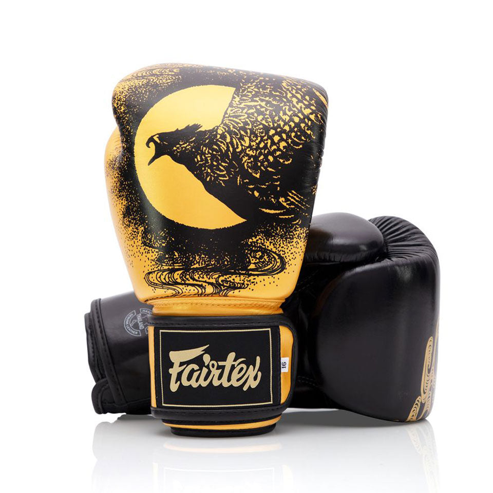Fairtex Harmony Six Black-Gold Boxing Gloves