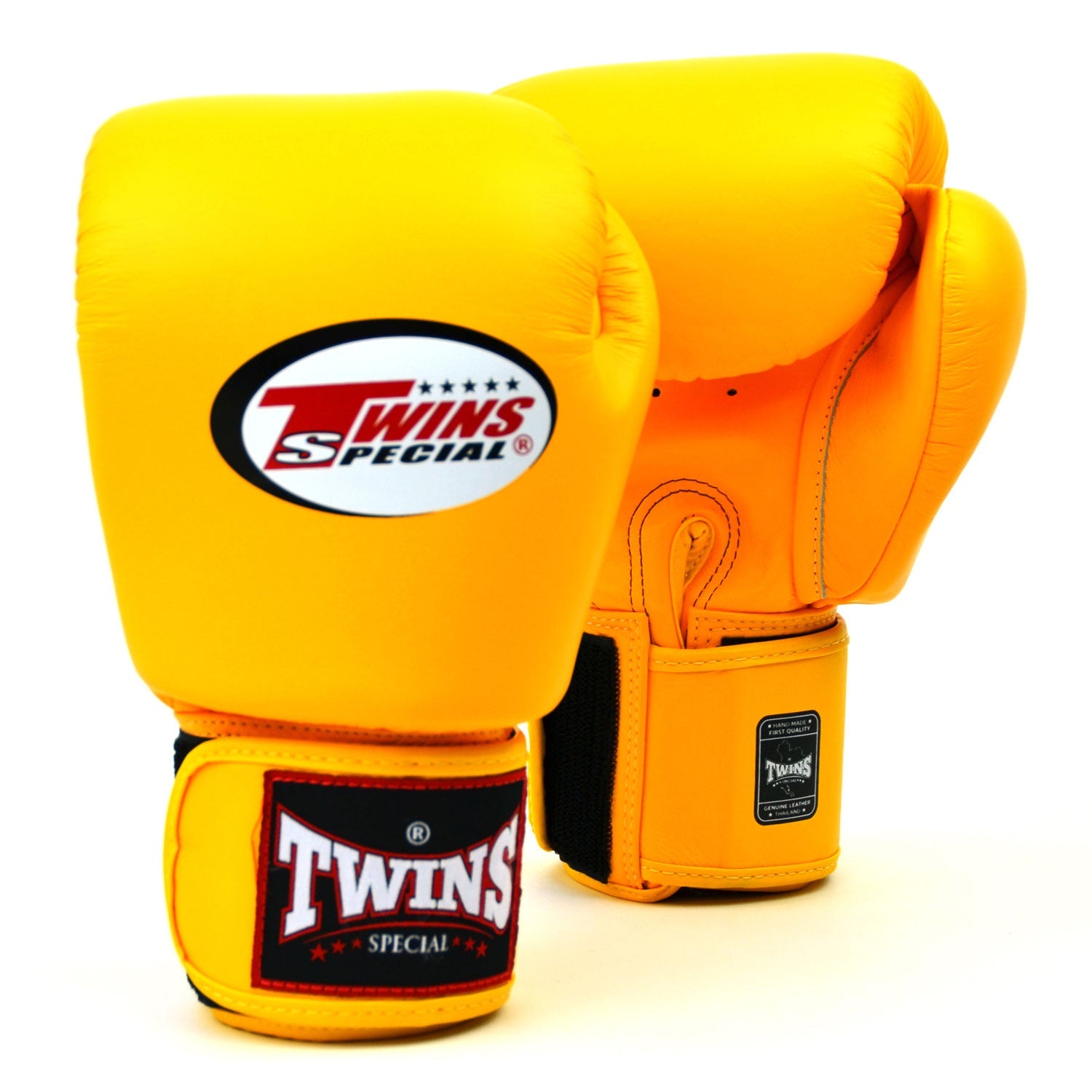 Twins Velcro Boxing Gloves Yellow