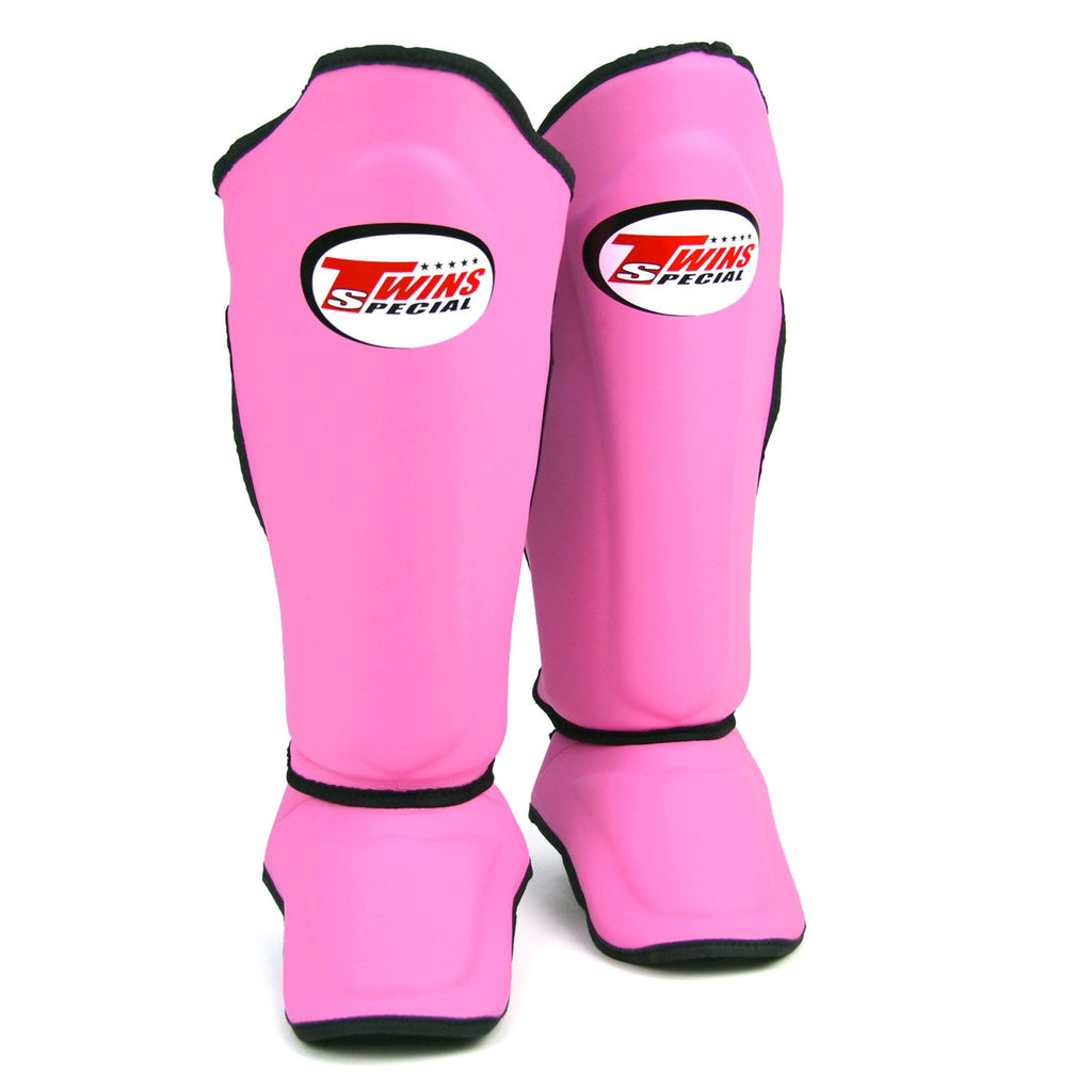 Twins Double Padded Shin Pads Pink
