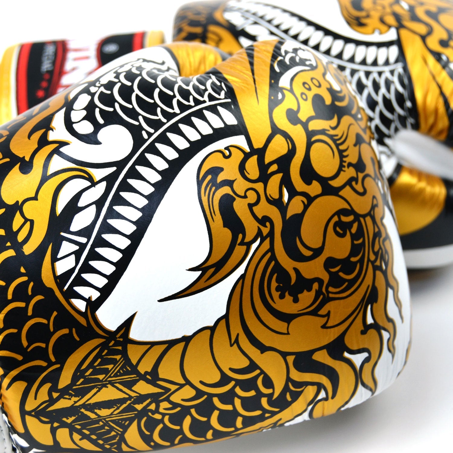 Twins Nagas Boxing Gloves White/Gold