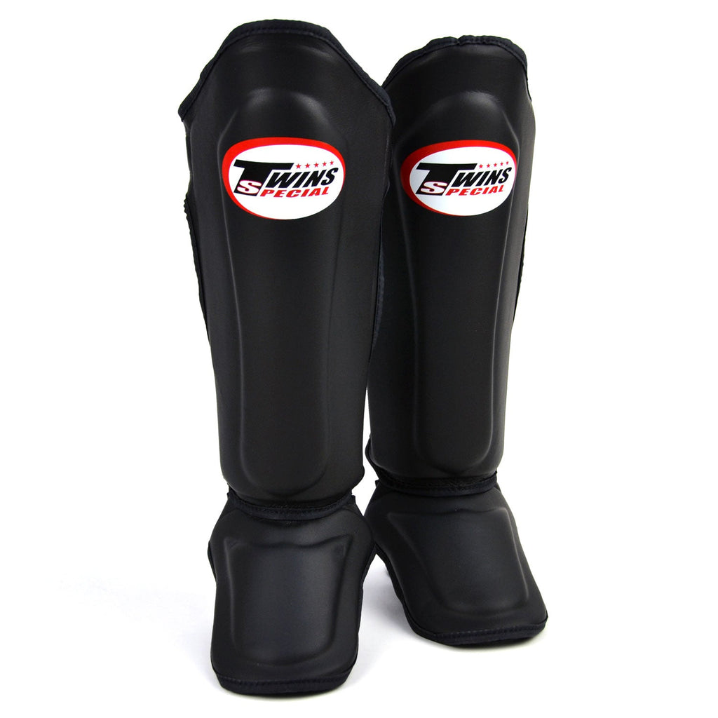 Twins Double Padded Shin Pads Black