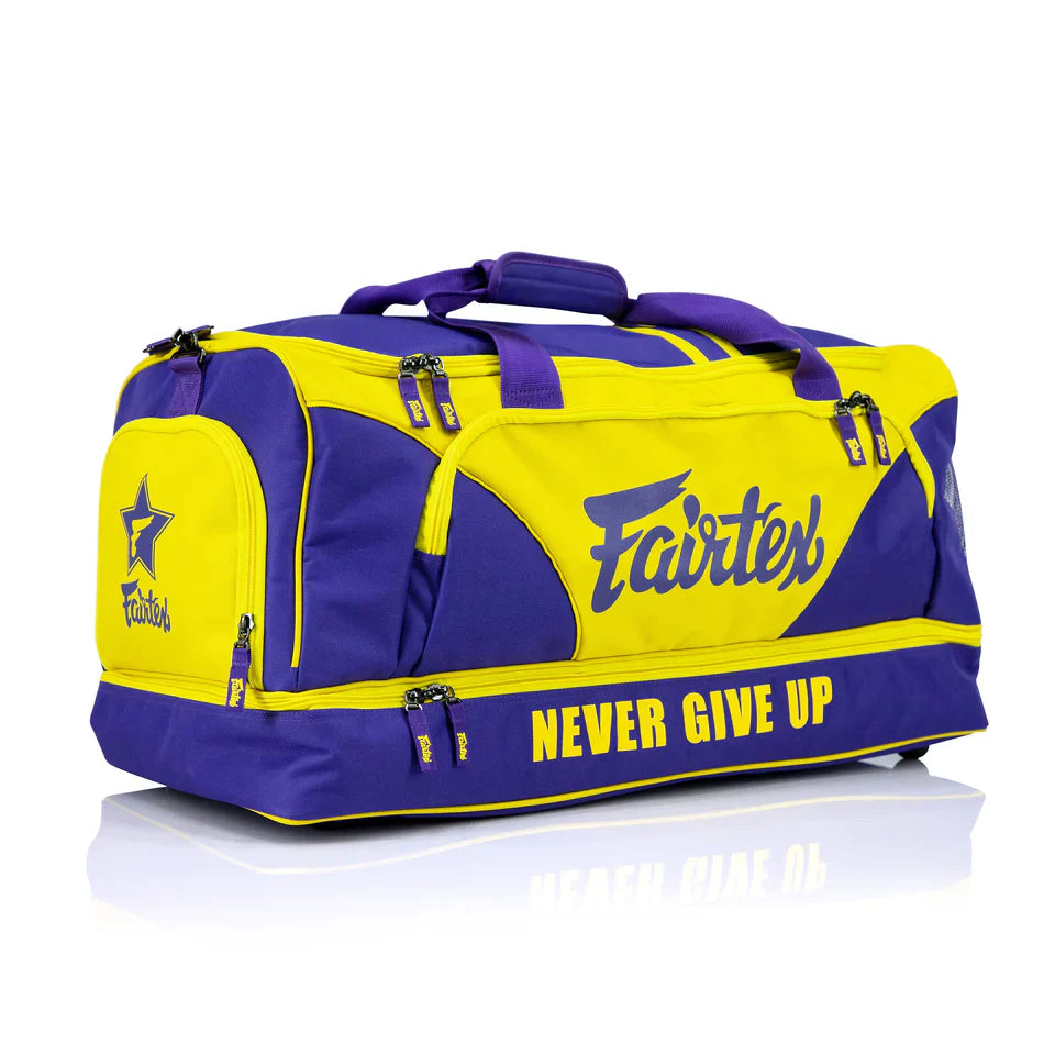 Fairtex Heavy Duty Gym Bag Blue/Yellow
