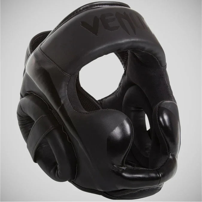 Venum Elite Head Guard Black/Black