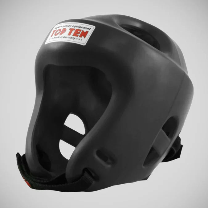 Top Ten Fight Head Guard Black