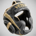 Venum Elite Head Guard Dark Camo/Gold