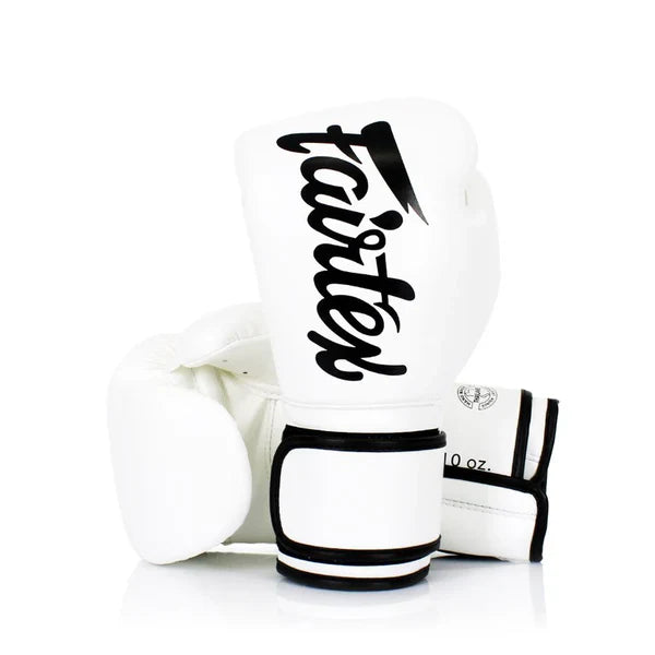 Fairtex Microfiber Boxing Gloves White