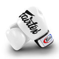 Fairtex BGV19 Deluxe Tight-Fit Boxing Gloves White