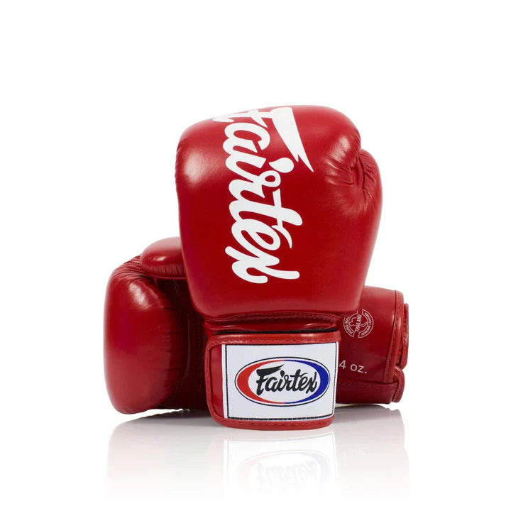 Fairtex BGV19 Deluxe Tight-Fit Boxing Gloves Red