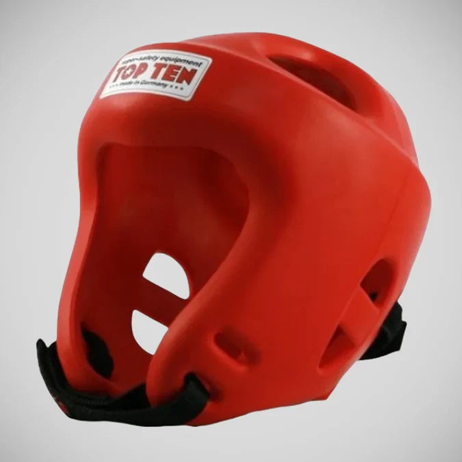 Top Ten Fight Head Guard Red