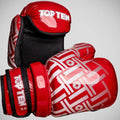 Top Ten Superlight Glossy Prism Pointfighting Gloves Red
