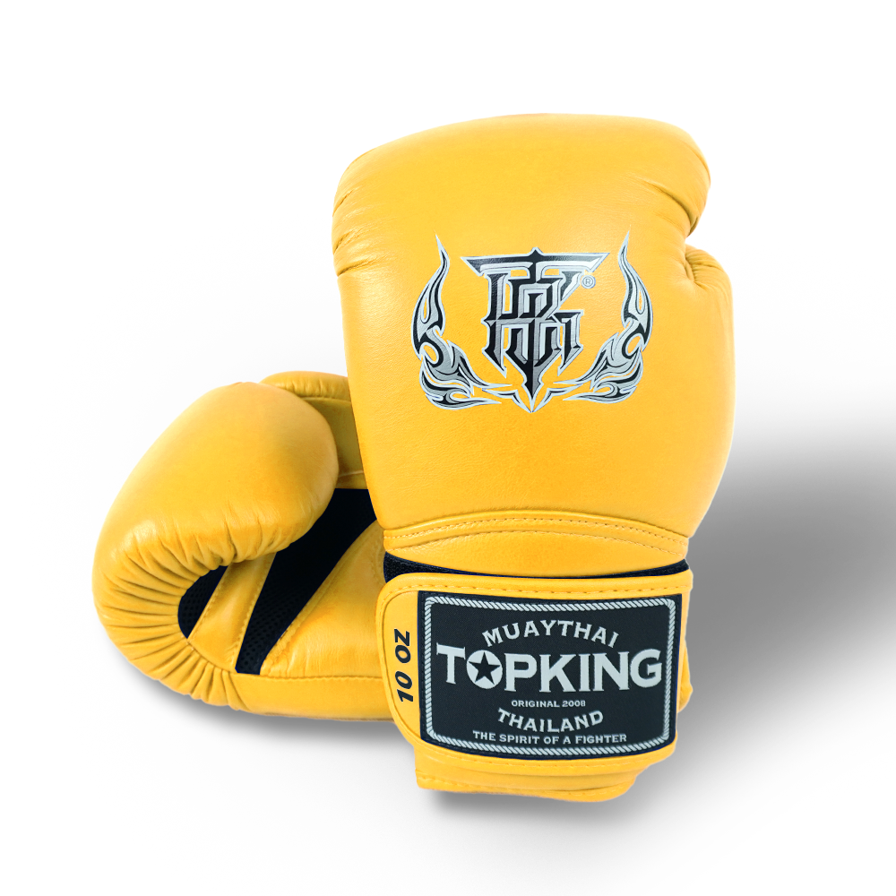 Top King Super Air Boxing Gloves TKBGSA Yellow