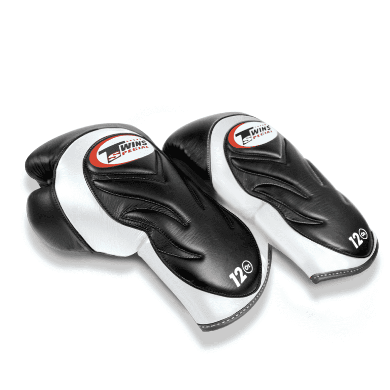 Twins Deluxe Boxing Gloves Black/White