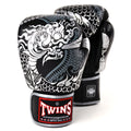 Twins Nagas Boxing Gloves Black/Silver