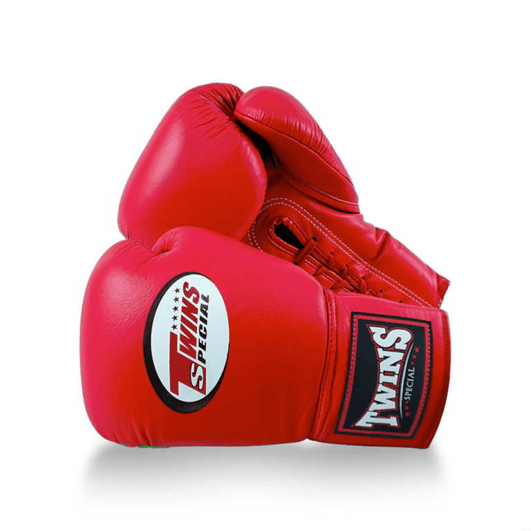 Twins Lace-up Boxing Gloves Red
