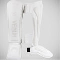 Venum Elite Shin Guards White/White