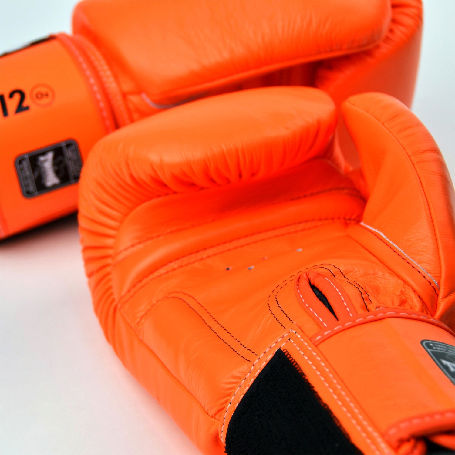 Twins Velcro Boxing Gloves Orange