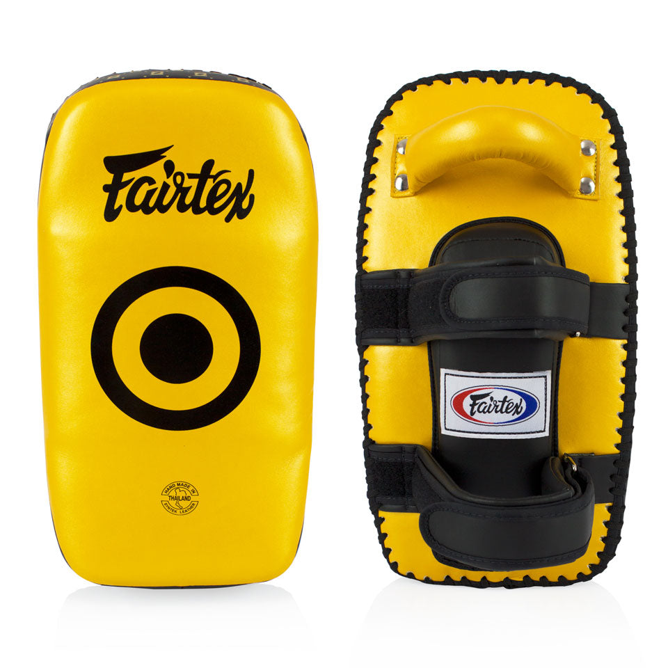 Fairtex Light Weight Thai Kick Pads Gold