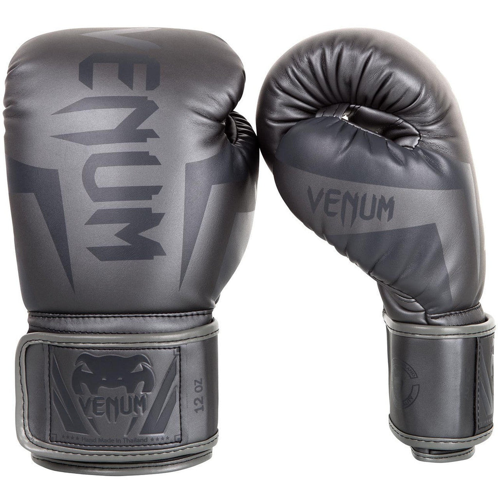 Venum Elite Boxing Gloves Grey/Grey