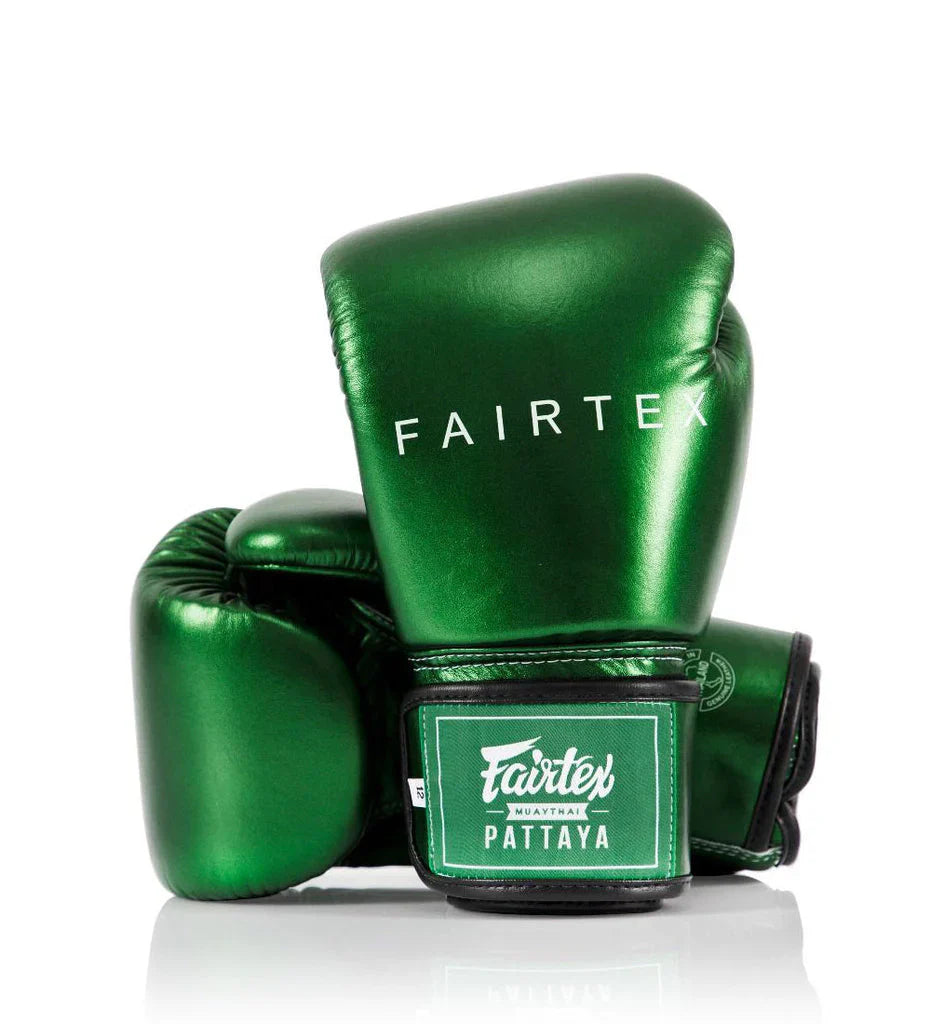 Fairtex Metallic Boxing Gloves Green