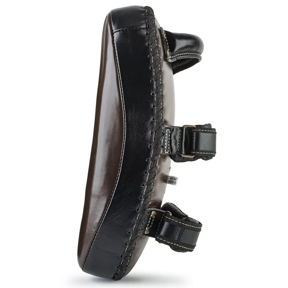 Boon Sport Thai Curved Kick Pads Brown/Black CKPM