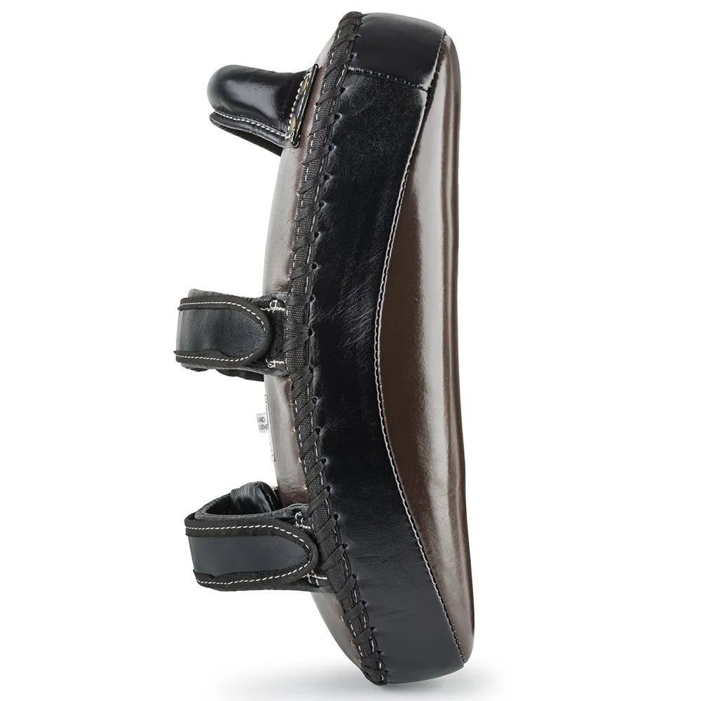 Boon Sport Thai Curved Kick Pads Brown/Black CKPM