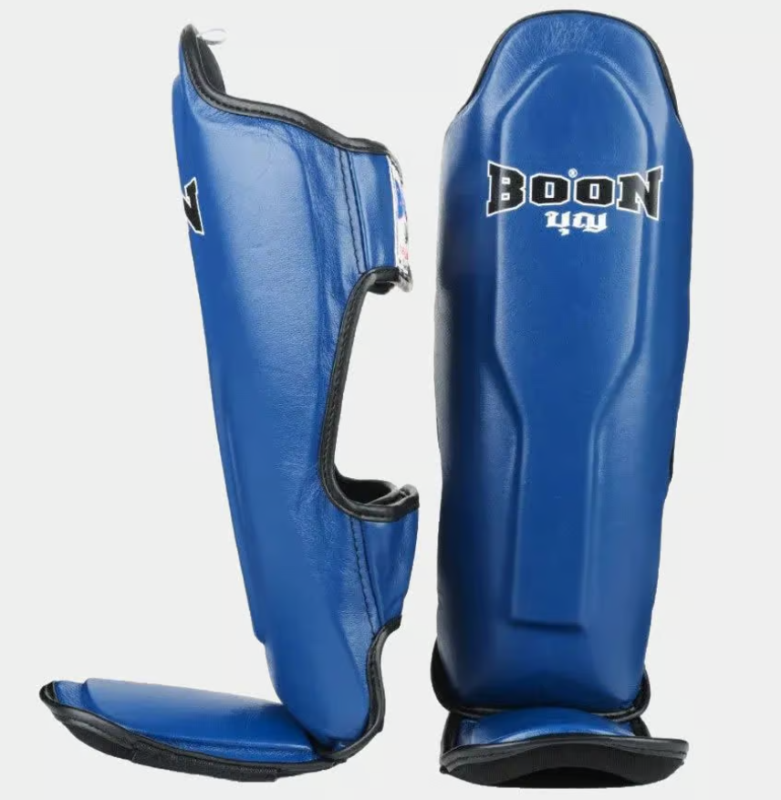 Boon Sport Muay Thai Shin Guards Blue