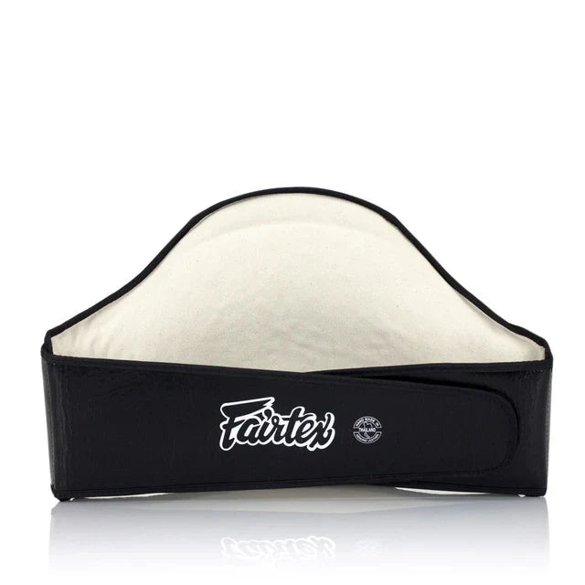 Fairtex Standard Leather Belly Pad BPV1  Black/White