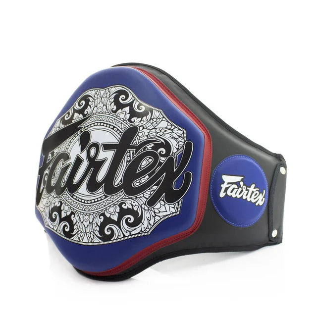 Fairtex Microfibre Belly Pad Black/Blue