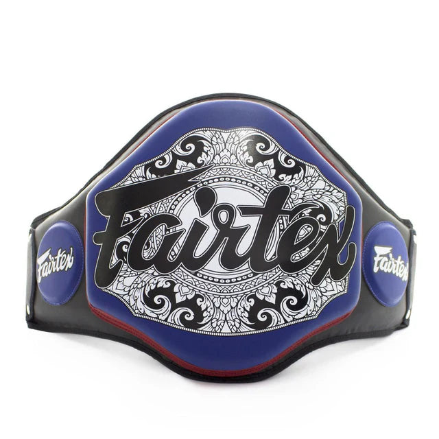 Fairtex Microfibre Belly Pad Black/Blue