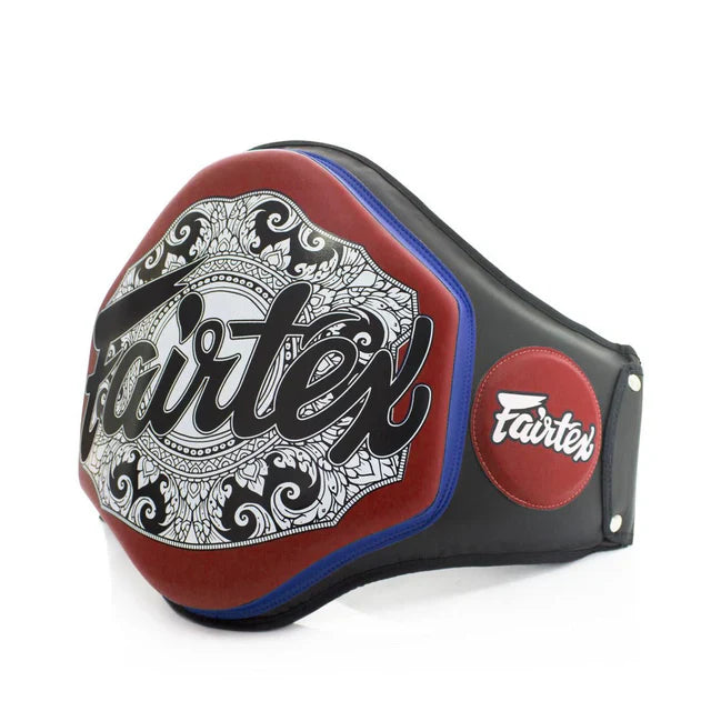 Fairtex Microfibre Belly Pad Black/Red