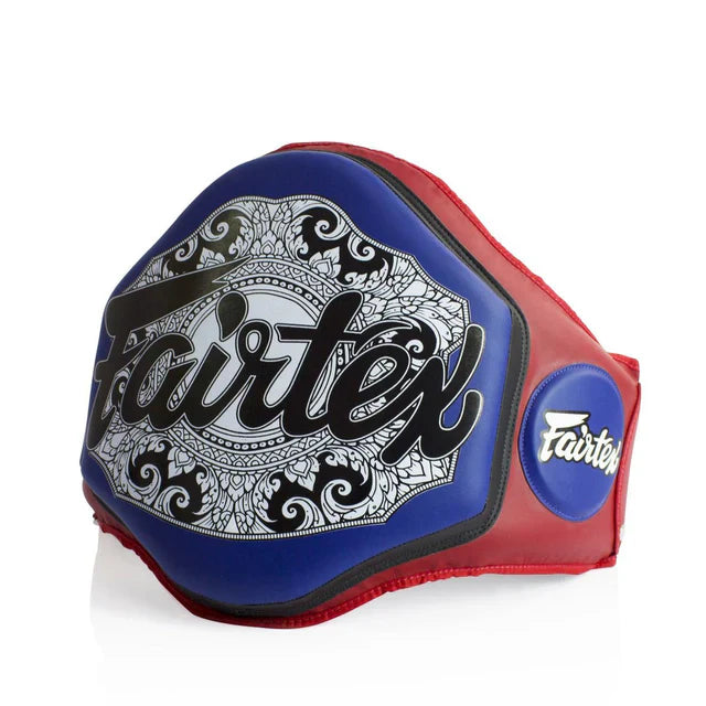 Fairtex Microfibre Belly Pad Red/Blue