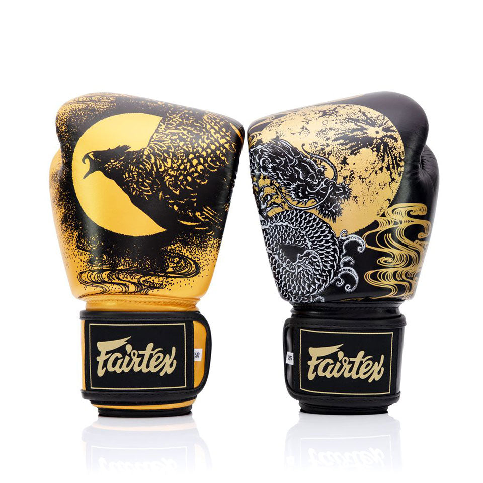 Fairtex Harmony Six Black-Gold Boxing Gloves