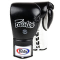 Fairtex Lace-up Sparring Gloves Black/White