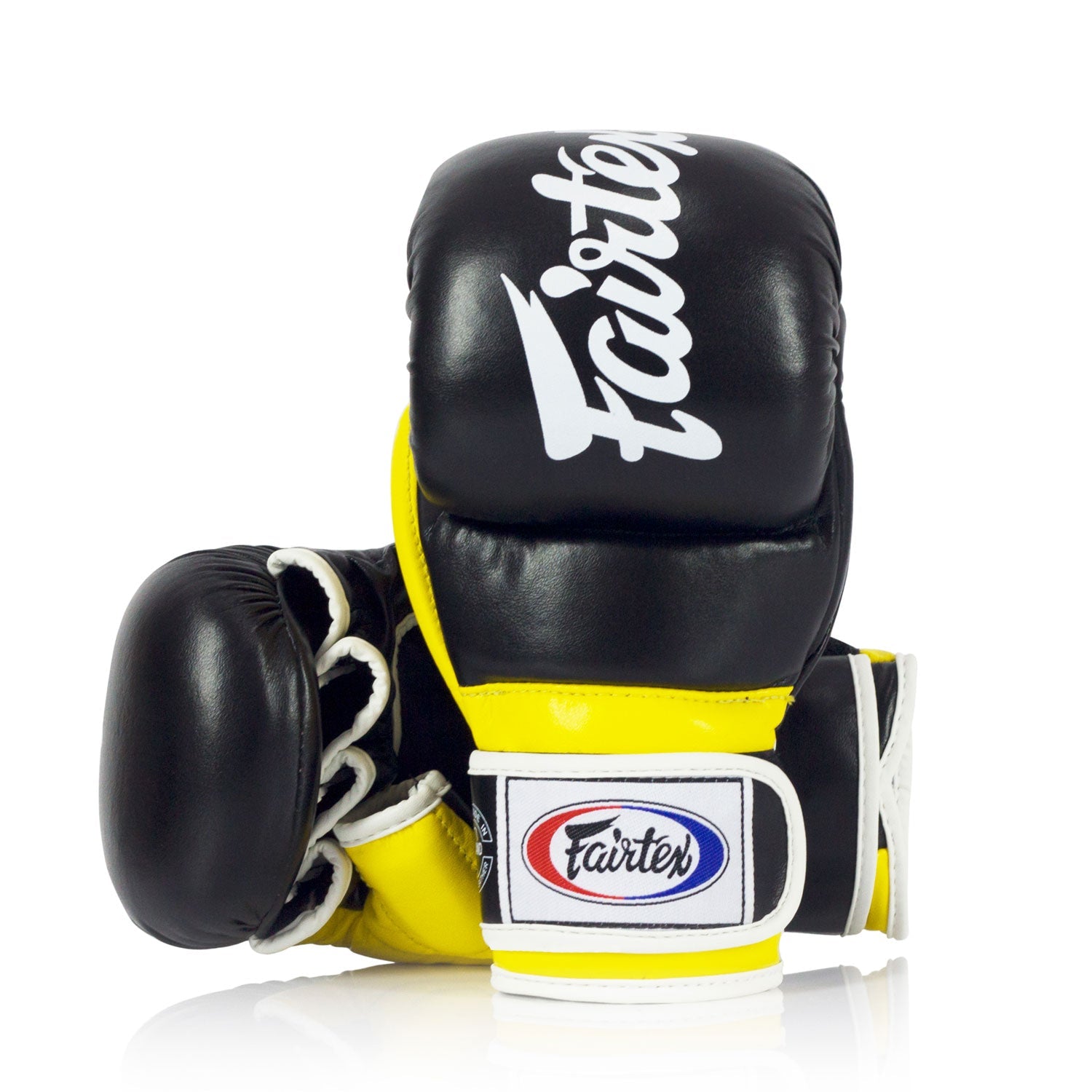 Fairtex Super Sparring MMA Gloves Black/Yellow