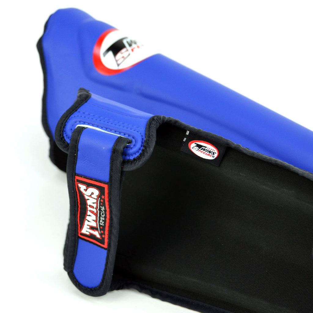 Twins Double Padded Shin Pads Blue