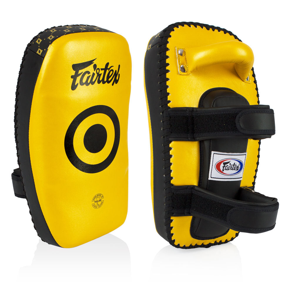 Fairtex Light Weight Thai Kick Pads Gold