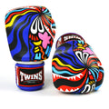 Twins Abstract Boxing Gloves White/Blue